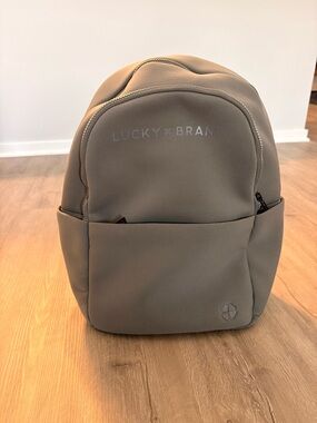 Lucky Brand Men's Taupe-Grey Backpack